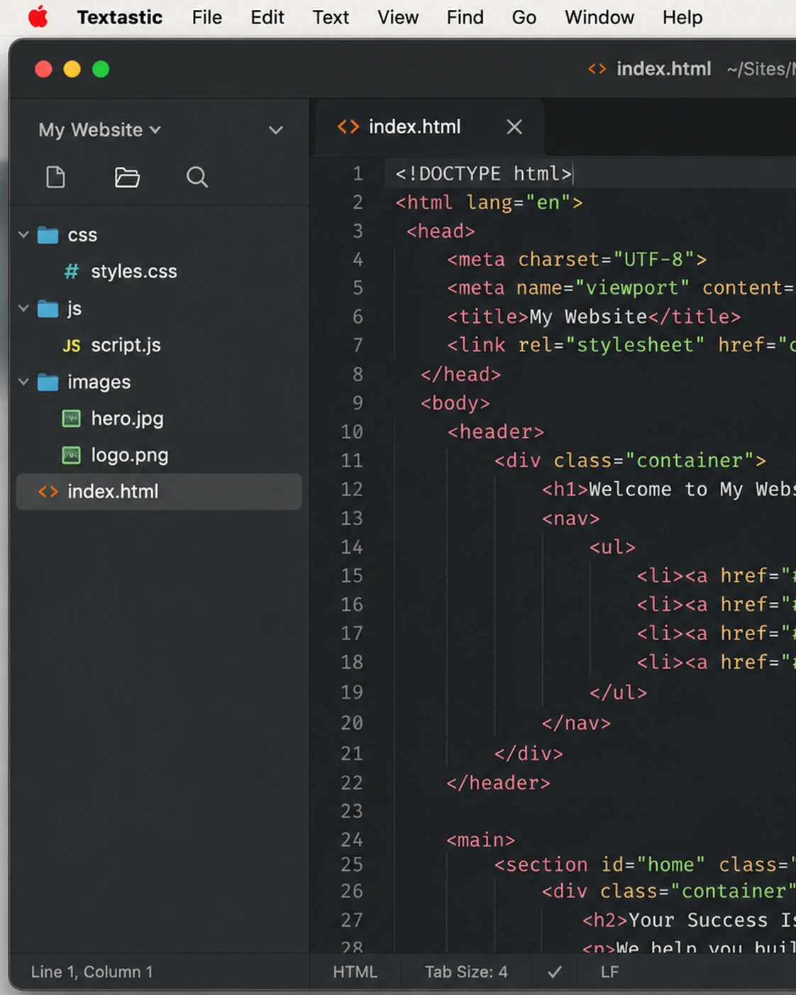 Textastic fast code and markup editor for Mac with iCloud sync